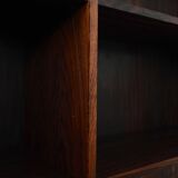 Bibliothèque en palissandre, design danois, années 1960, réalisée par Brouers Møbelfabric