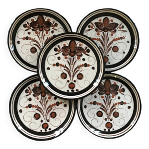 Serie de 5 assiettes