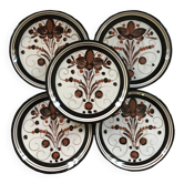 Set of 5 signed plates