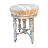 Antique swivel screw stool