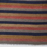 5x7 Faded Blue & Red Vintage Kilim Rug, Antique Home Decor 147x217Cm