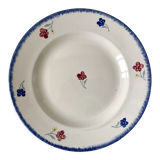 Round dish digoin sarreguemines model mary-lou 30s