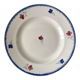 Plat rond digoin sarreguemines modèle mary-lou années 30