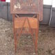School desk Art-nouveau folding