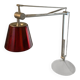 Philippe Starck Archimoon K lamp for Flos 1998 with red collar.