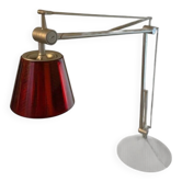 Philippe Starck Archimoon K lamp for Flos 1998 with red collar.