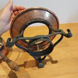 Copper fondue set