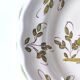 Moustiers earthenware decorative plate with bird