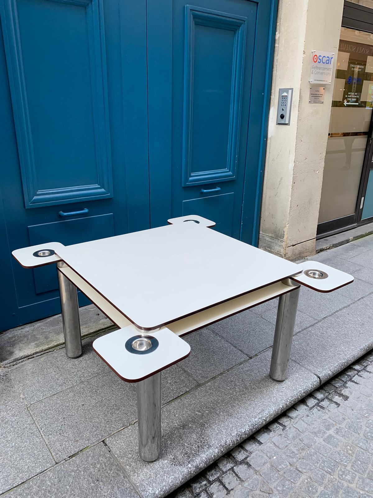 Table poker Zanotta - Joe Colombo