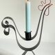 Metal candle holder rooster shape sweden vintage
