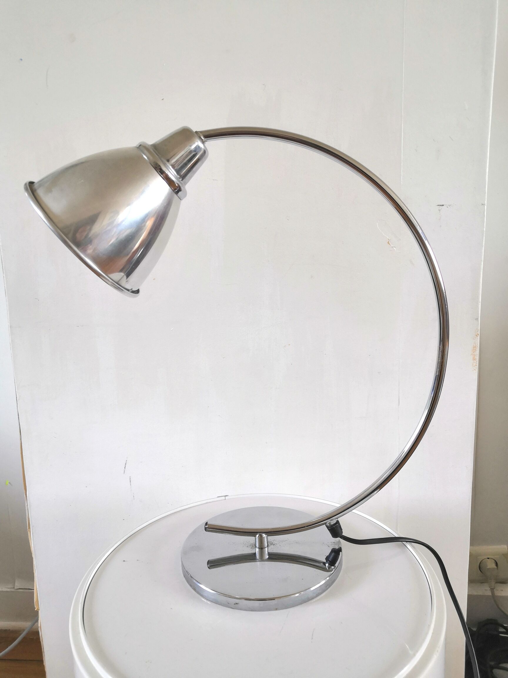 Arc lamp Ikéa vintage design 80s- 9 0