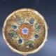 Cup, empty pocket, La Roue factory, Roland Zobel taste, enameled ceramic, Vallauris, decor