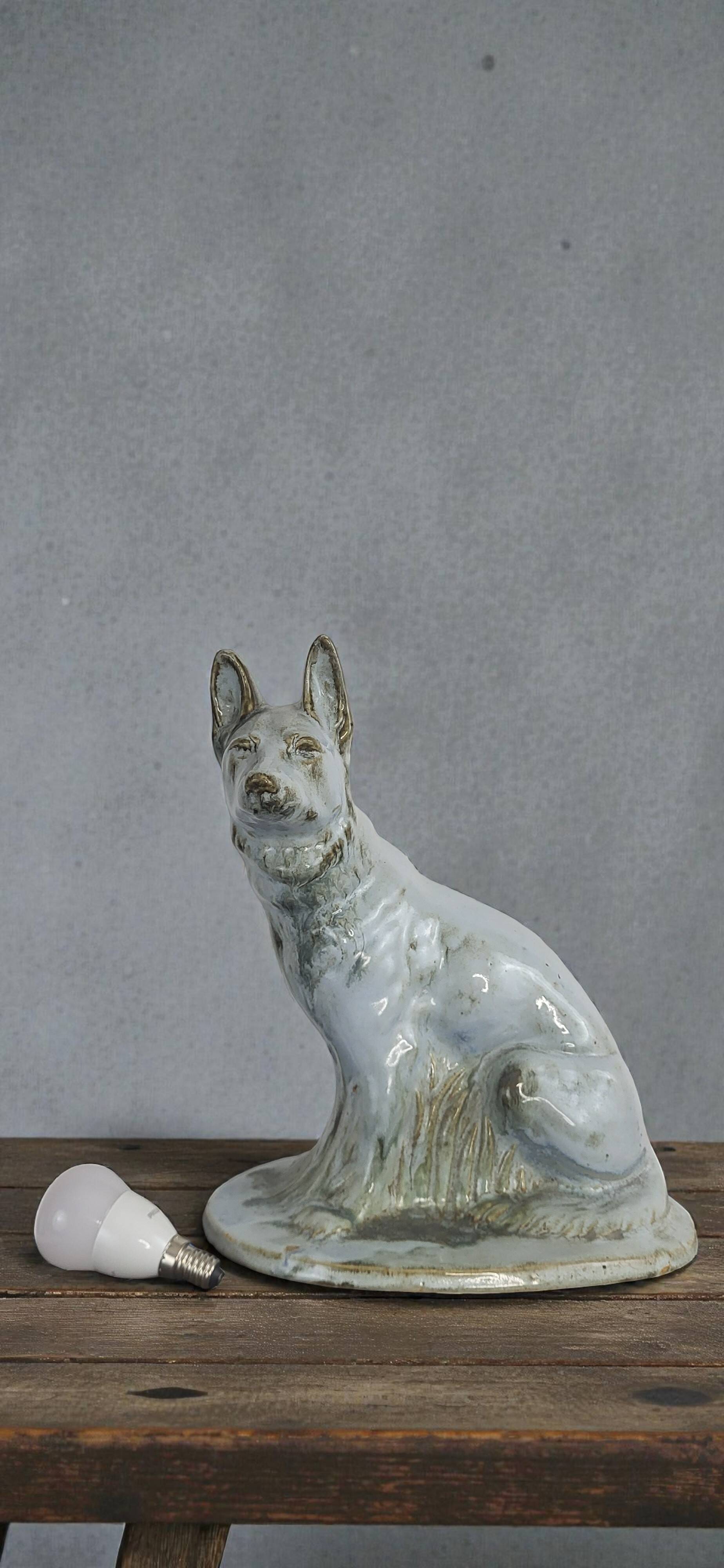 Earthenware Dog, Moulin Des Loups Orchies, Art Deco