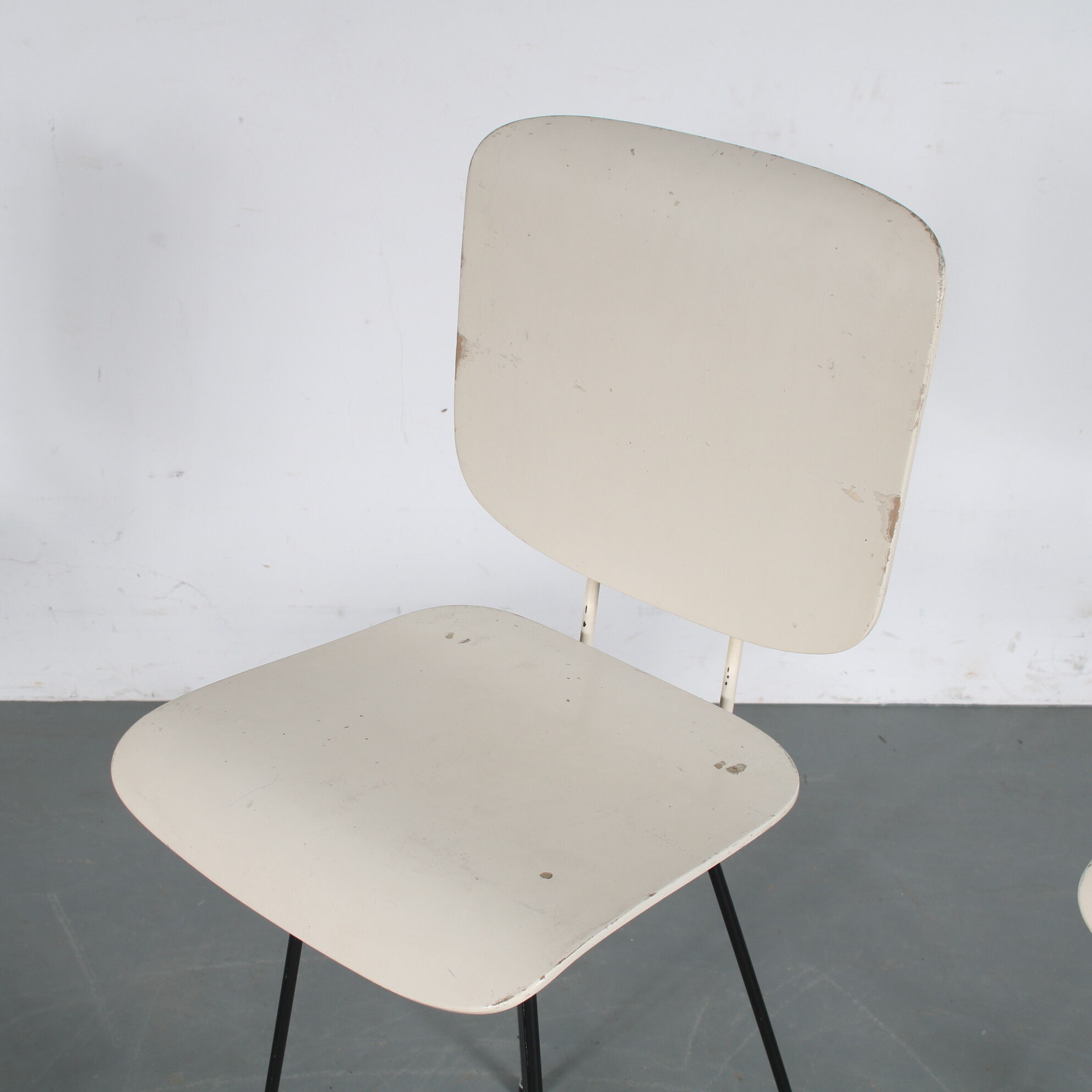 1950s Bar stools by P.J. van der Klugt for Everest, Netherlands