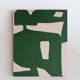 Peinture sur toile Organic vert