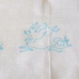 Old linen for bed baby sheet and tatet