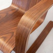 1930s modernist cantilever plywood armchair