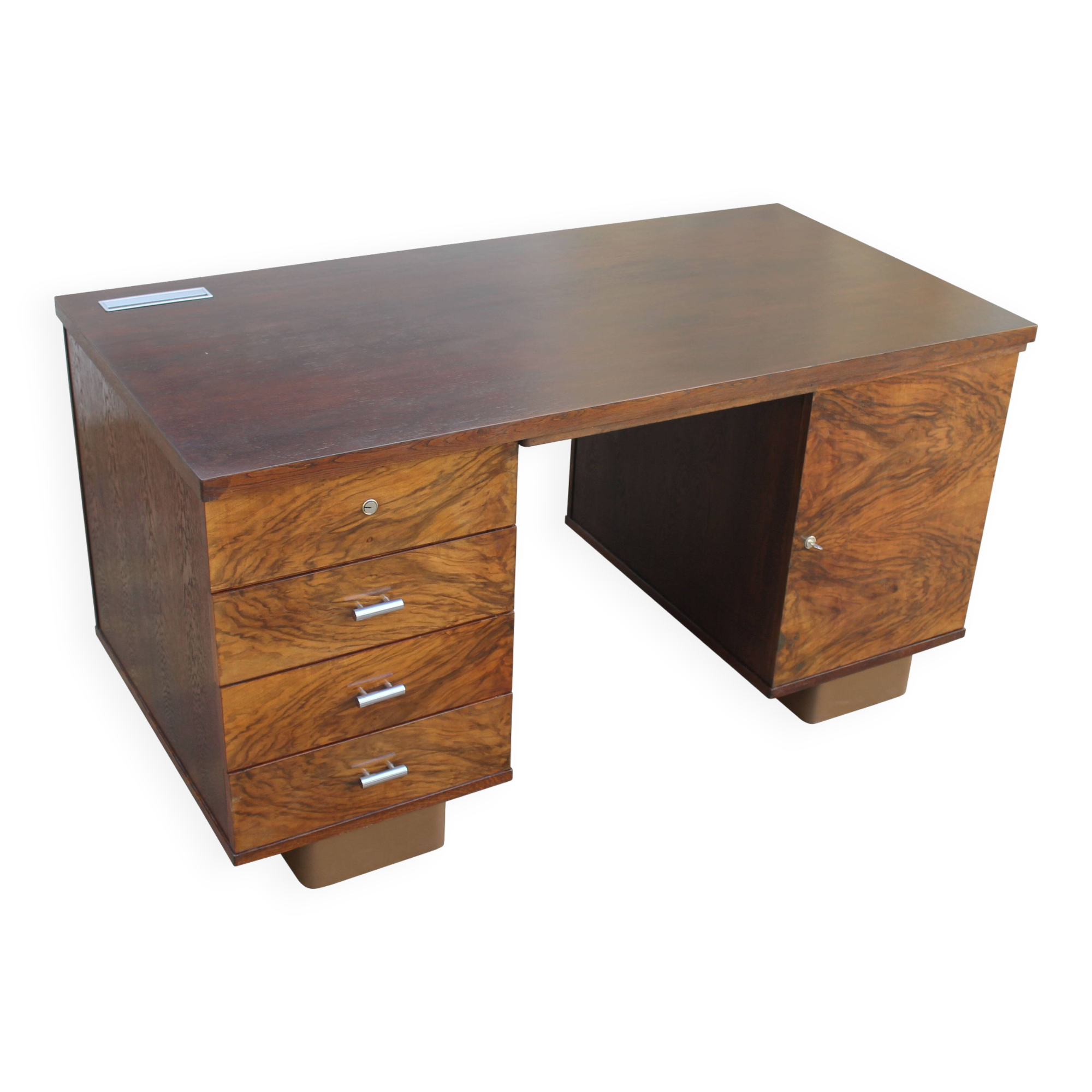 1930's Modernist Desk by Jindrich Halabala for UP Brno