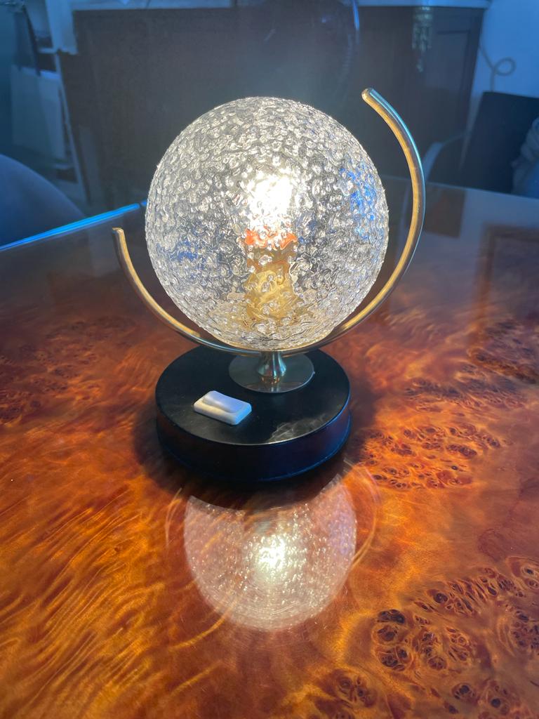 Table lamps globes 70s