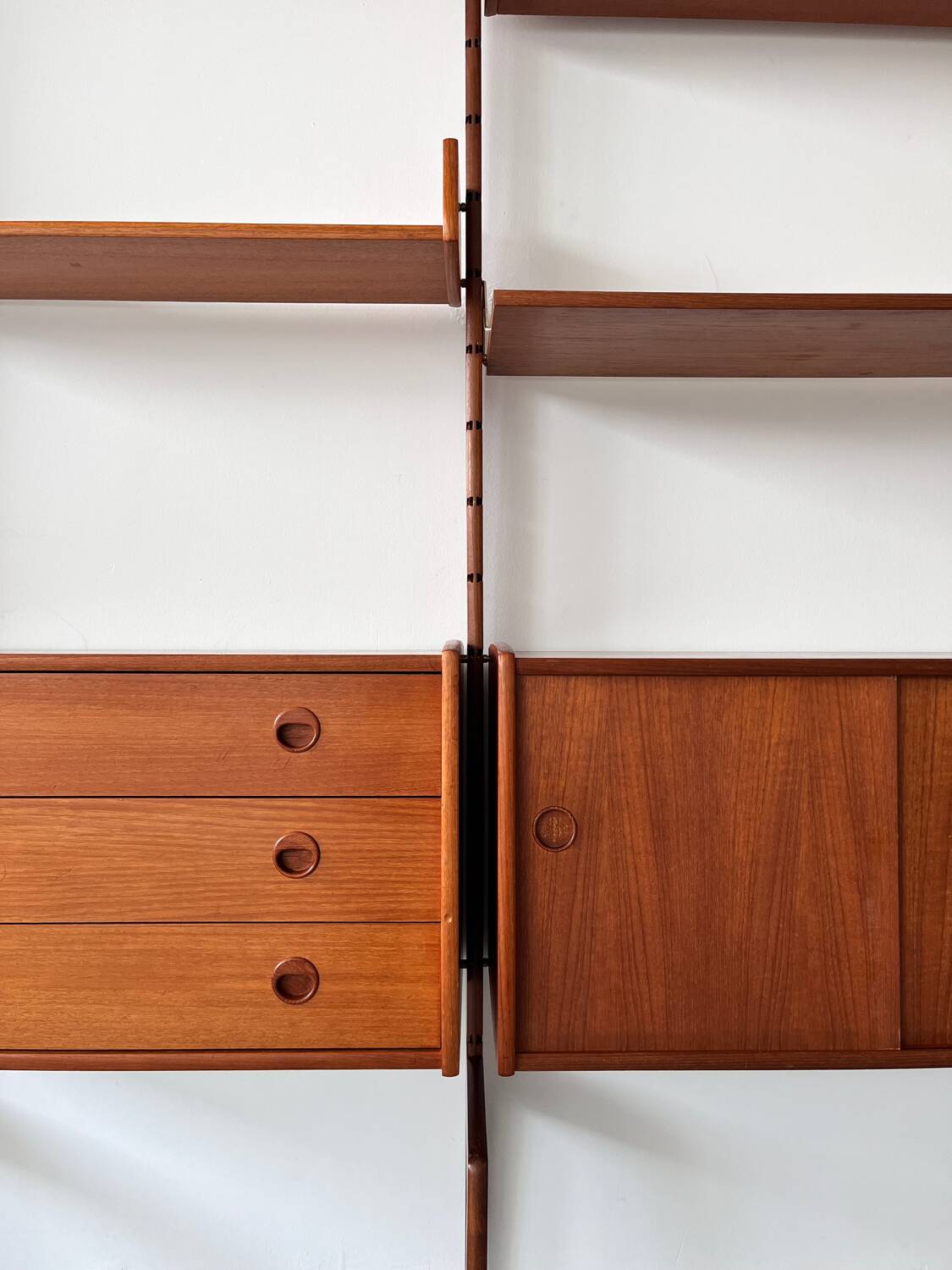 Scandinavian Mid Century Teak Bookcase, Norway 1960’s