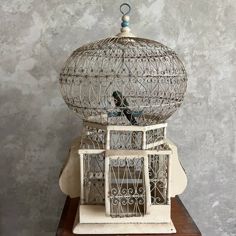Antique birdcage
