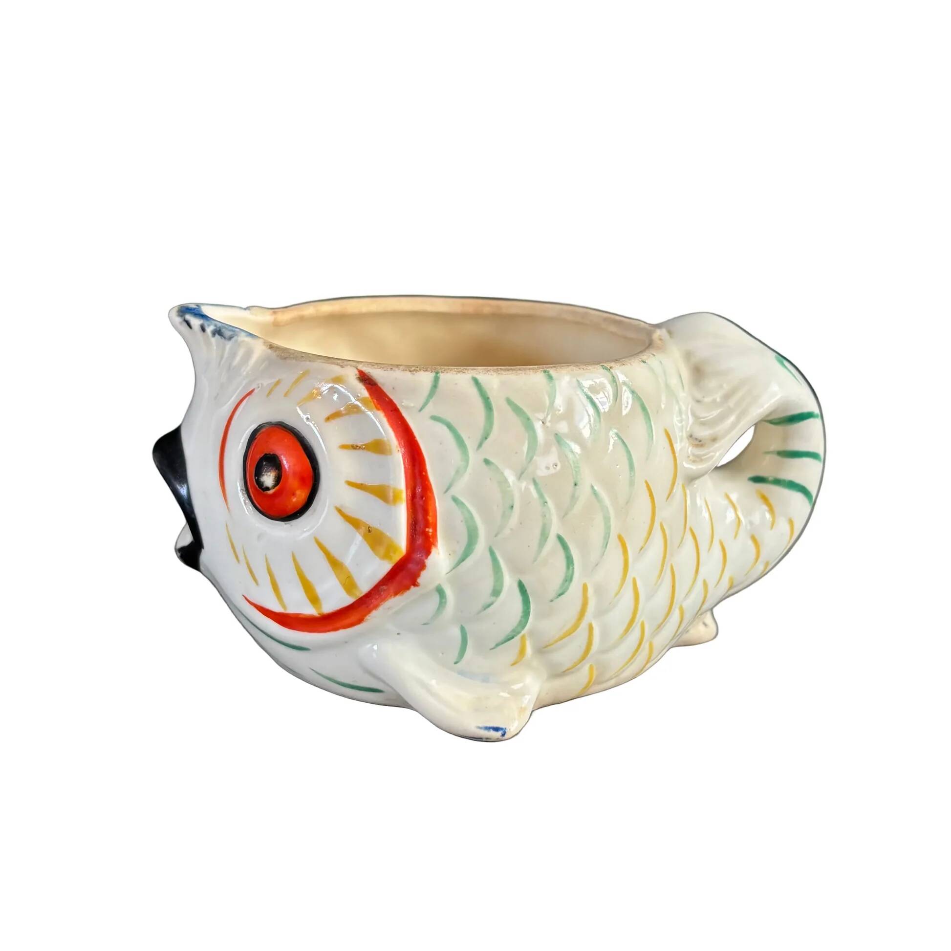 Fish milk jug - handmade ceramic