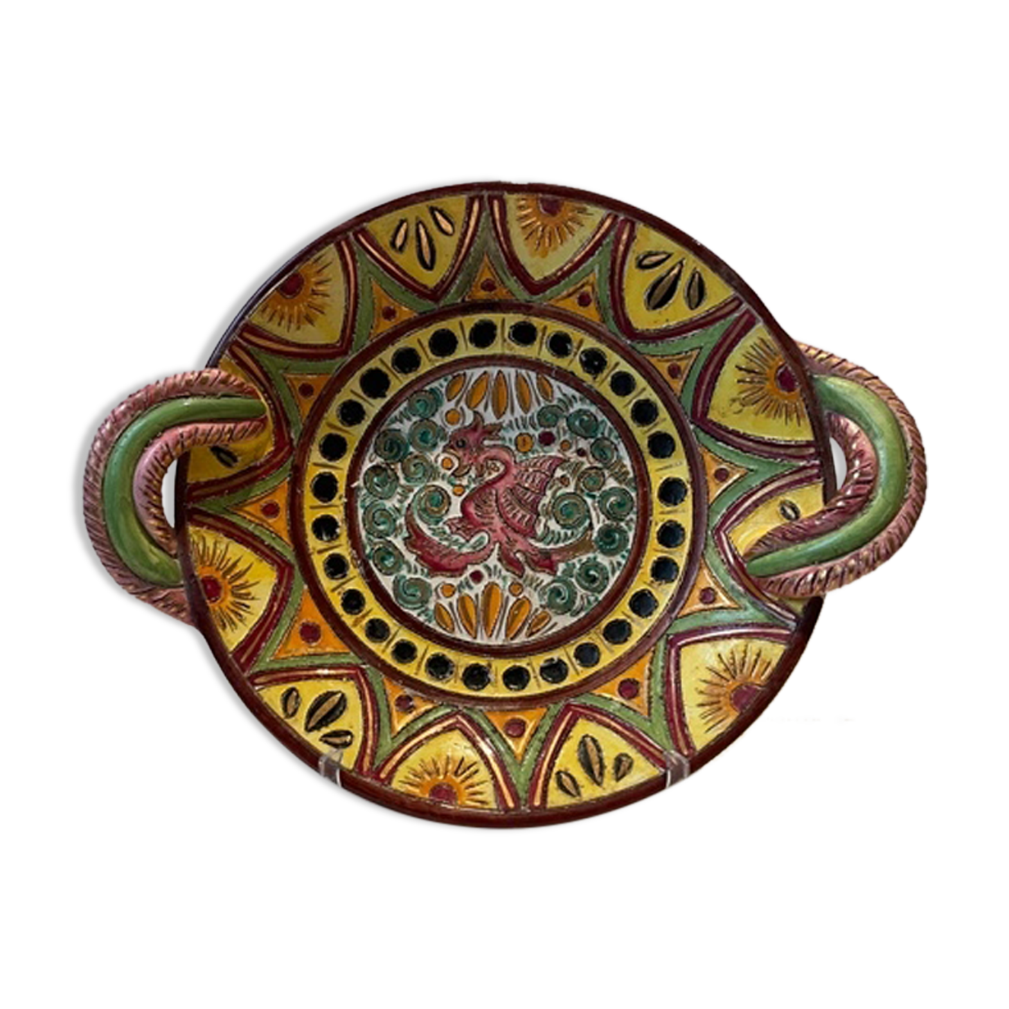 Ceramic cup Massé Frères Desvres 1940