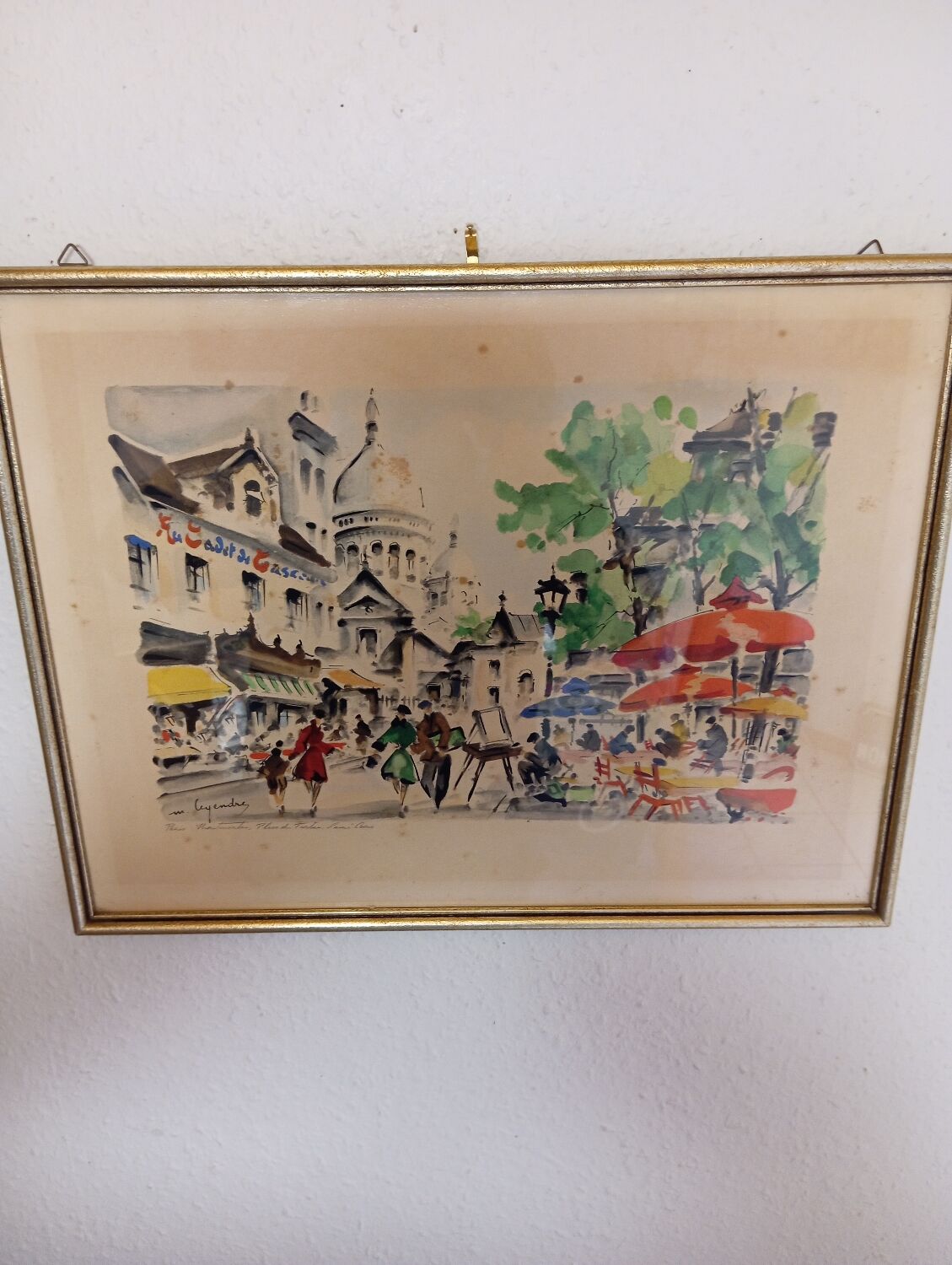 Watercolor by Maurice Legendre