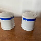 Salt & pepper shakers afibel porcelain empress made in france vintage