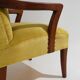 Paire de fauteuils en velours, années 1950