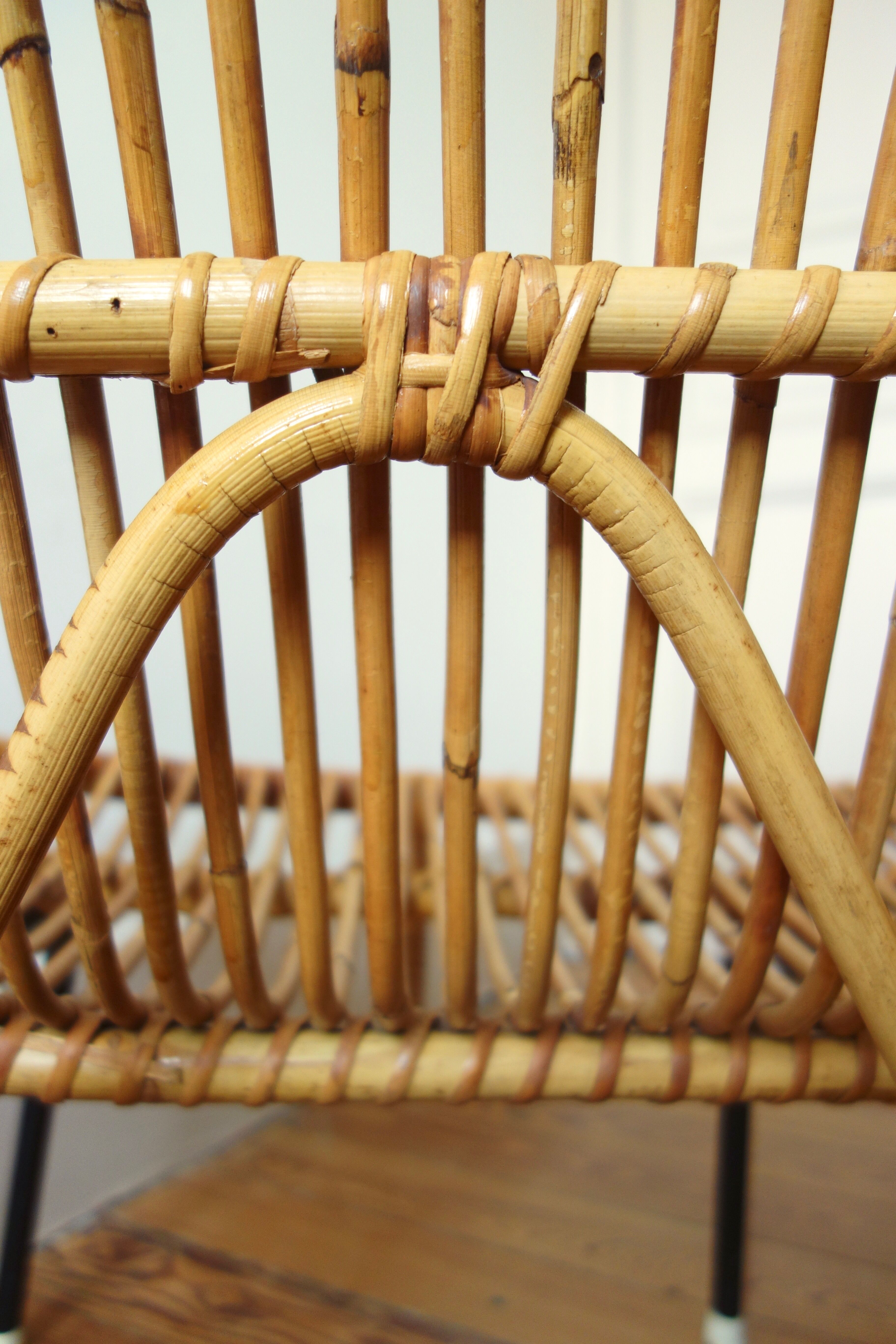 Bench Rohe Noordwolde 50s Wicker