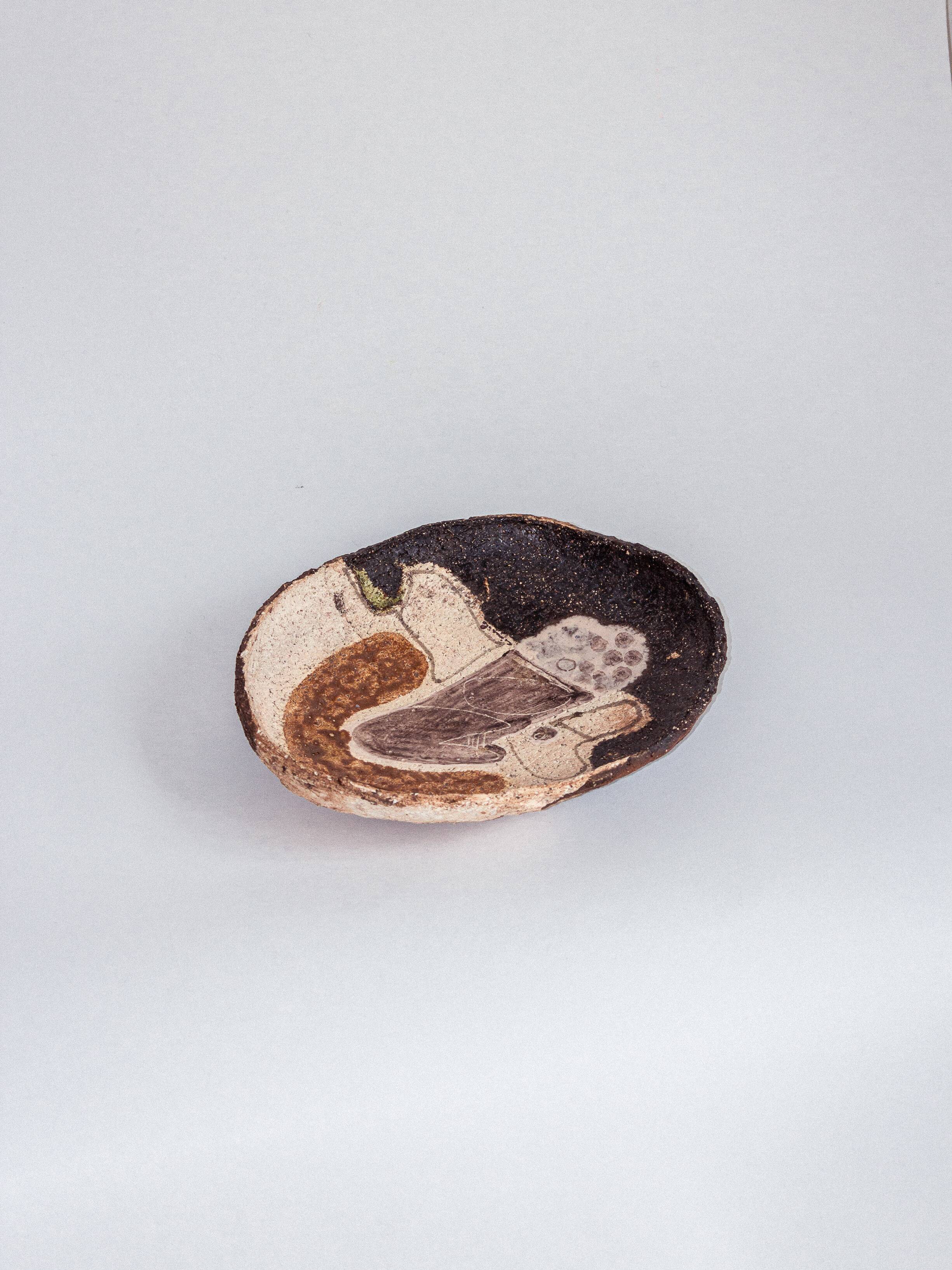 Bowl, centerpiece or fruit bowl, Cianciolo Ceramiche, Sicily, 1960/70