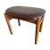 Stool in wood & leather 50/60