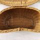 Panier vintage en rotin pour velo