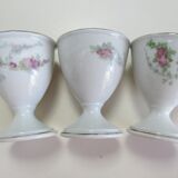 Coquetiers anciens en porcelaine