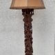 Exotic wood column (indonesia?)