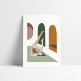 Lust Yoga - art print (A4) signed ACKEOGH