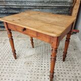 Antique table dining table desk 60x80 cm beech