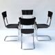 Set of 4 Mart Stam chairs