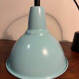 Pastel blue bell pendant light