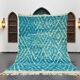 Handmade traditional beni ourain rug size 250 x 250 cm