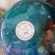 Large lacquered glass ball vase signed Jean-Noël Bouillet