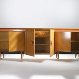 Modernist enfilade cherrywood around 1950