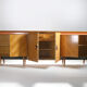 Modernist enfilade cherrywood around 1950