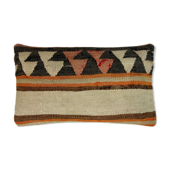 Vintage Turkish Kilim Cushion Cover, 30 X 50 cm