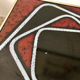 Wrought iron coffee table ceramic 60