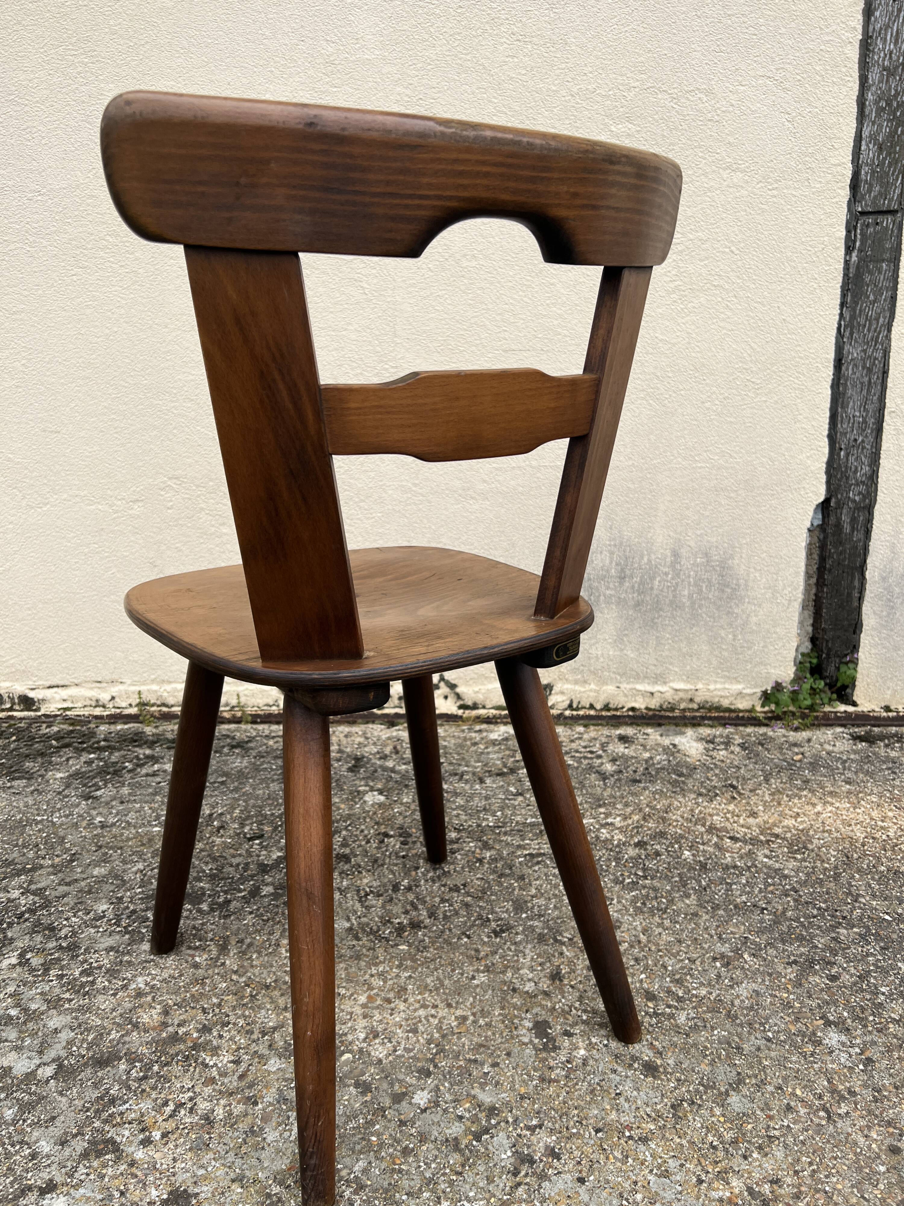 Set of 14 brutalist Scandinavian chairs