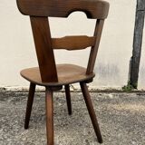 Set of 14 brutalist Scandinavian chairs
