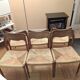 6 vintage teak chairs from the 1960s in Scandinavian style.