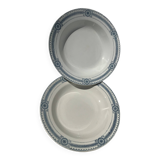 2 Carina U&C Sarreguemines Ironstone Deep Plates